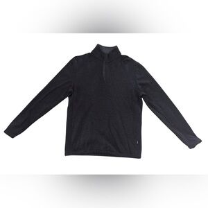 HUGO BOSS Men’s "PICENO" Regular Fit 1/2 Zip Pullover Sweater Dark Gray, L